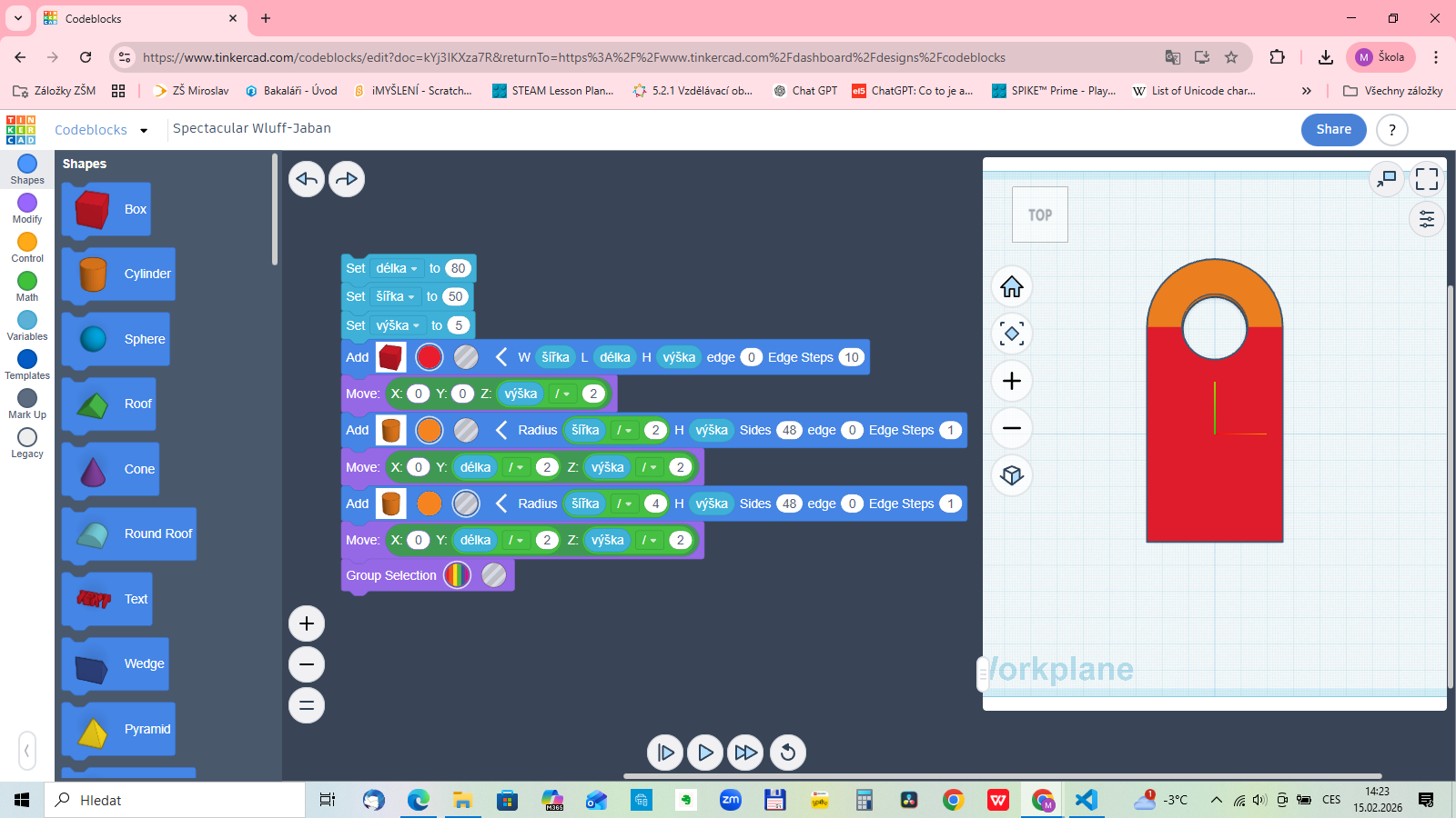 Kód klíčenky v Codeblocks